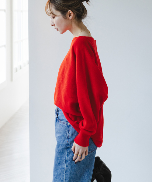 追加》ファインウールドルマンプルオーバー 5（ニット/セーター