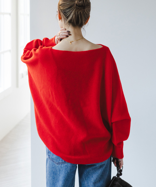 追加》ファインウールドルマンプルオーバー 5（ニット/セーター