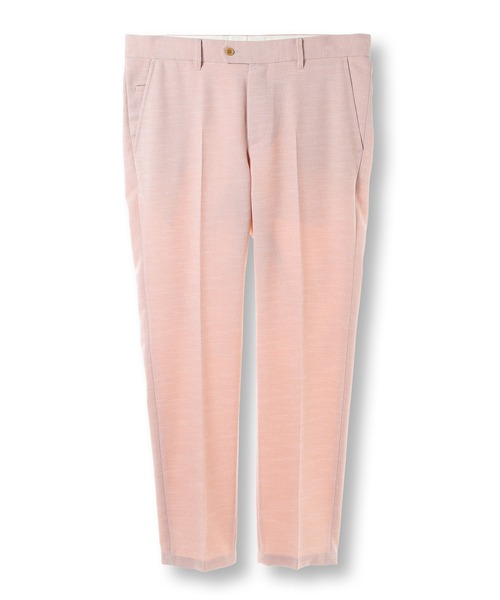 MEN'S BIGI（メンズビギ）の「サマーツイードイージーパンツ（スラックス・メンズ・ホワイト/ピンク/グレー・02/01/04/03）」の3枚目の写真