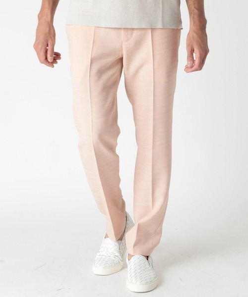 MEN'S BIGI（メンズビギ）の「サマーツイードイージーパンツ（スラックス・メンズ・ホワイト/ピンク/グレー・02/01/04/03）」の7枚目の写真