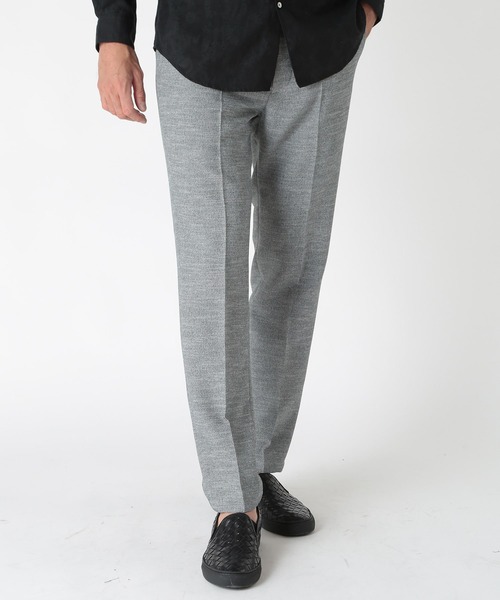 MEN'S BIGI（メンズビギ）の「サマーツイードイージーパンツ（スラックス・メンズ・ホワイト/ピンク/グレー・02/01/04/03）」の8枚目の写真