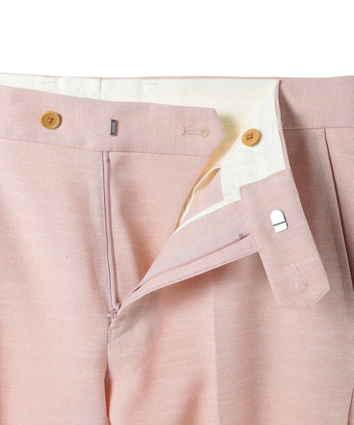 MEN'S BIGI（メンズビギ）の「サマーツイードイージーパンツ（スラックス・メンズ・ホワイト/ピンク/グレー・02/01/04/03）」の13枚目の写真