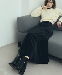 Lay velour SK レイベロアスカート