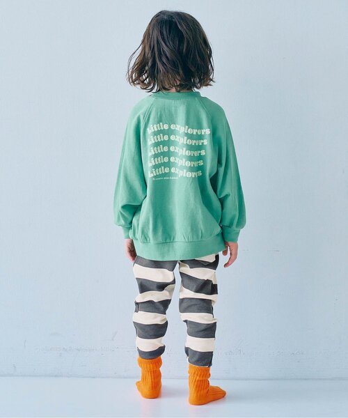 p.premier(ピードットプルミエ)の「ヘビロテしたくなる総柄ストレッチタックパンツ(その他パンツ・キッズ・カーキ/ベージュ/チャコール/グリーン/レッド/オフホワイト/ブラック/アイボリー・110/120/80/90/100/130)」の10枚目の写真