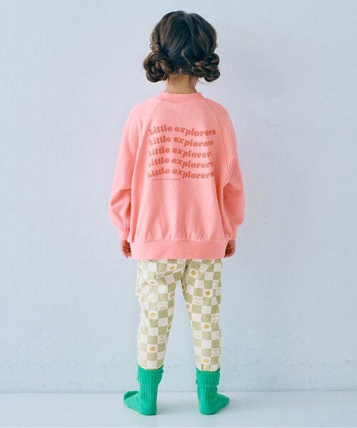 p.premier(ピードットプルミエ)の「ヘビロテしたくなる総柄ストレッチタックパンツ(その他パンツ・キッズ・カーキ/ベージュ/チャコール/グリーン/レッド/オフホワイト/ブラック/アイボリー・110/120/80/90/100/130)」の12枚目の写真