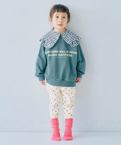 p.premier(ピードットプルミエ)の「ヘビロテしたくなる総柄ストレッチタックパンツ(その他パンツ・キッズ・カーキ/ベージュ/チャコール/グリーン/レッド/オフホワイト/ブラック/アイボリー・110/120/80/90/100/130)」の13枚目の写真