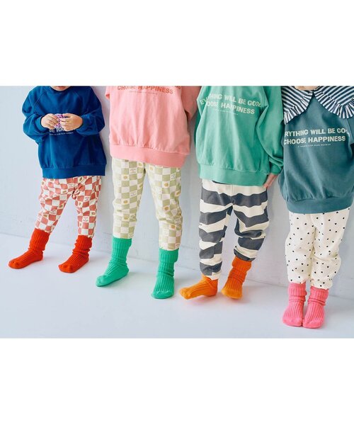 p.premier(ピードットプルミエ)の「ヘビロテしたくなる総柄ストレッチタックパンツ(その他パンツ・キッズ・カーキ/ベージュ/チャコール/グリーン/レッド/オフホワイト/ブラック/アイボリー・110/120/80/90/100/130)」の15枚目の写真