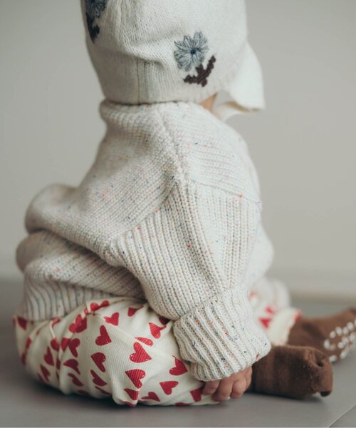 p.premier(ピードットプルミエ)の「ヘビロテしたくなる総柄ストレッチタックパンツ(その他パンツ・キッズ・カーキ/ベージュ/チャコール/グリーン/レッド/オフホワイト/ブラック/アイボリー・110/120/80/90/100/130)」の18枚目の写真