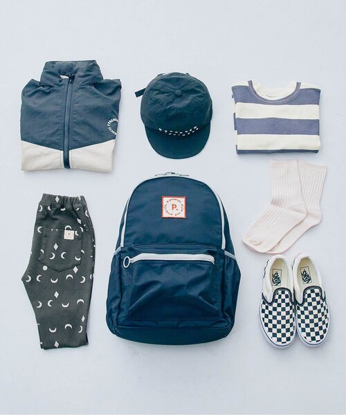 p.premier(ピードットプルミエ)の「ヘビロテしたくなる総柄ストレッチタックパンツ(その他パンツ・キッズ・カーキ/ベージュ/チャコール/グリーン/レッド/オフホワイト/ブラック/アイボリー・110/120/80/90/100/130)」の20枚目の写真