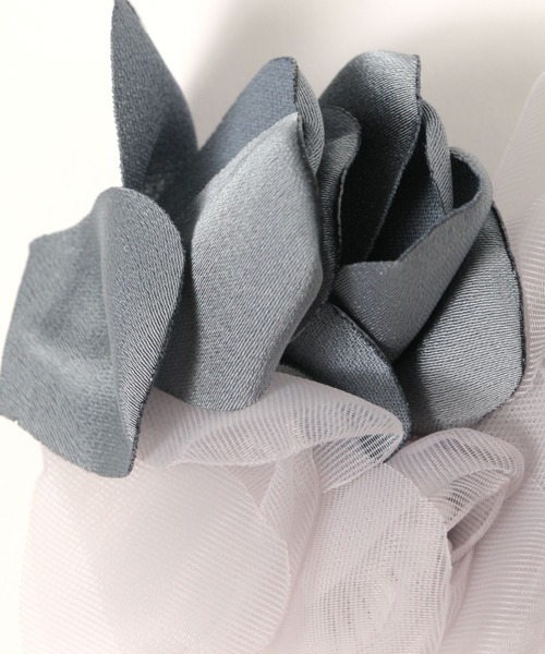 LEPSIM（レプシィム）の「【入卒式／セレモニー】フラットフラワーコサージュ　213220（ブローチ/コサージュ・レディース・ネイビー/グレー/ベージュ系その他・ONE SIZE）」の7枚目の写真