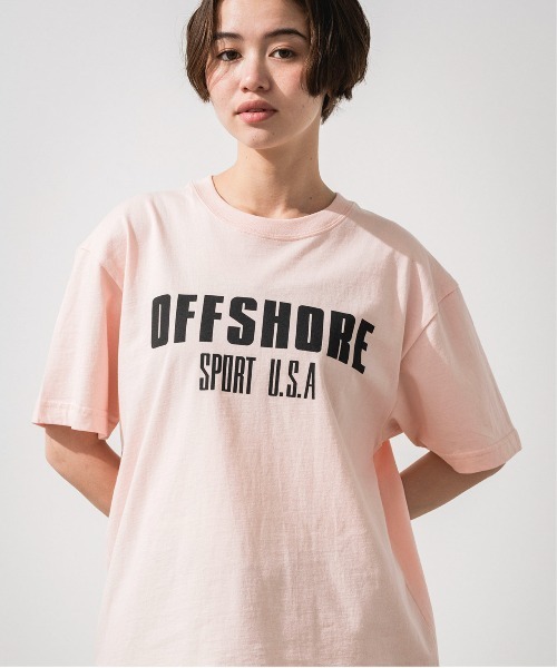 OFFSHORE(オフショア)の「SPORTS USA LOGO TEE/スポーツUSAロゴティ(Tシャツ/カットソー・メンズ・ピンク/ブラック/アイボリー・S/M/L/XL)」の7枚目の写真