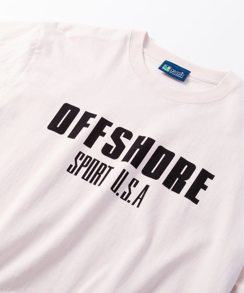 OFFSHORE(オフショア)の「SPORTS USA LOGO TEE/スポーツUSAロゴティ(Tシャツ/カットソー・メンズ・ピンク/ブラック/アイボリー・S/M/L/XL)」の9枚目の写真