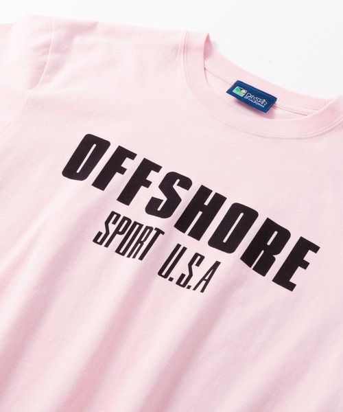 OFFSHORE(オフショア)の「SPORTS USA LOGO TEE/スポーツUSAロゴティ(Tシャツ/カットソー・メンズ・ピンク/ブラック/アイボリー・S/M/L/XL)」の11枚目の写真