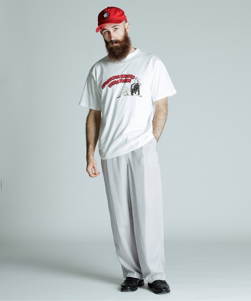 Schott(ショット)の「Schott/ショット/T-SHIRT GIRL/Tシャツ ガール(Tシャツ/カットソー・メンズ・ブラック/ホワイト/ベージュ・M/L/XL/2XL)」の11枚目の写真
