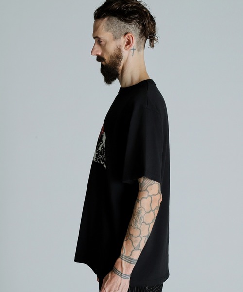Schott(ショット)の「Schott/ショット/T-SHIRT GIRL/Tシャツ ガール(Tシャツ/カットソー・メンズ・ブラック/ホワイト/ベージュ・M/L/XL/2XL)」の6枚目の写真