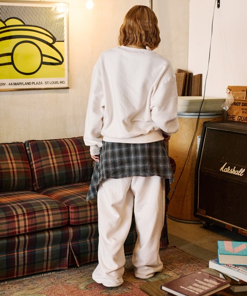 sedacle（セダクル）の「リバーシブル起毛スウェット【SETUP着用可能】（スウェット・メンズ・レッド/アイボリー/チャコールグレー・SMALL/MEDIUM/LARGE）」の10枚目の写真