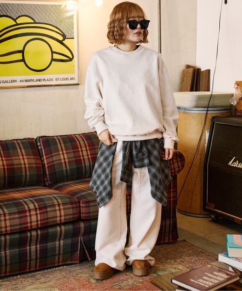 セール】リバーシブル起毛スウェット【SETUP着用可能】（スウェット