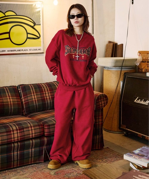 セール】リバーシブル起毛スウェット【SETUP着用可能】（スウェット