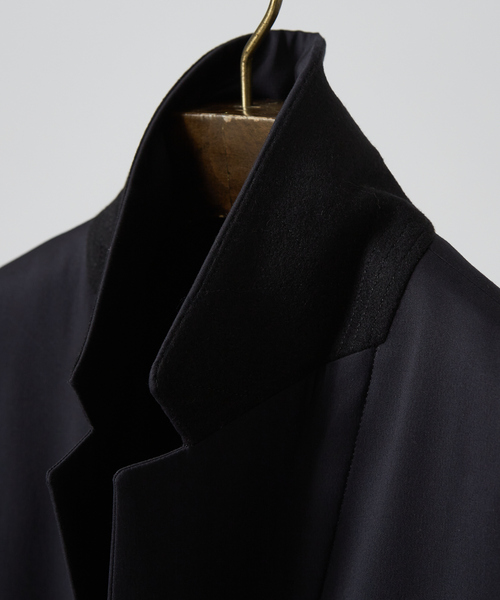 DESIGNWORKS（デザインワークス）の「【軽量/ストレッチ】中綿 シャンブレー チェスターコート（チェスターコート・メンズ・ベージュ/ネイビー・48/46/50）」の14枚目の写真