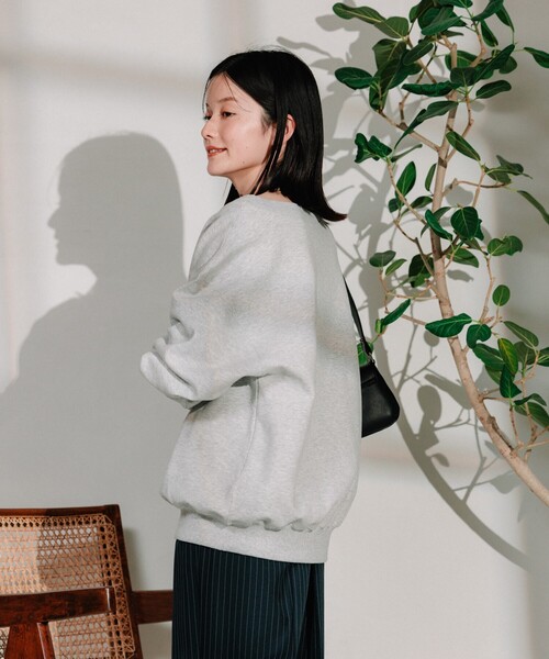 FREAK'S STORE(フリークスストア)の「ポンチ ロゴ刺繍スウェット(スウェット・レディース・レッド/ライトグレー・フリ-)」の10枚目の写真
