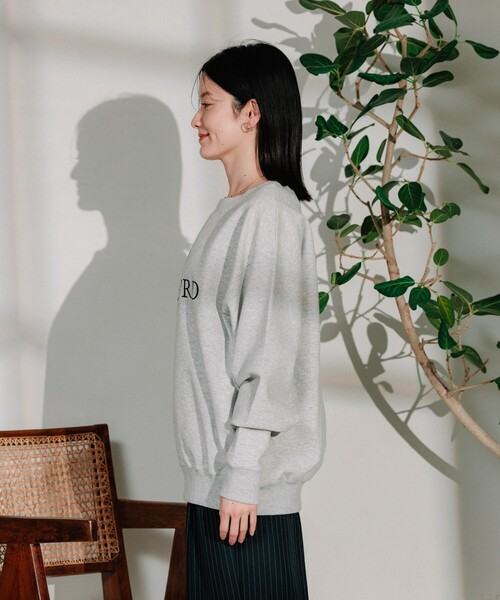 FREAK'S STORE(フリークスストア)の「ポンチ ロゴ刺繍スウェット(スウェット・レディース・レッド/ライトグレー・フリ-)」の14枚目の写真