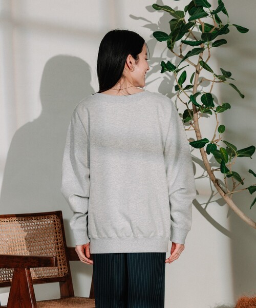 FREAK'S STORE(フリークスストア)の「ポンチ ロゴ刺繍スウェット(スウェット・レディース・レッド/ライトグレー・フリ-)」の15枚目の写真