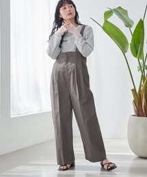 コットンナイロンサロペット