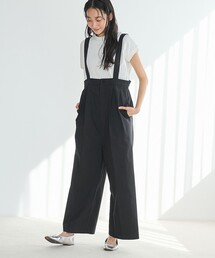 コットンナイロンサロペット