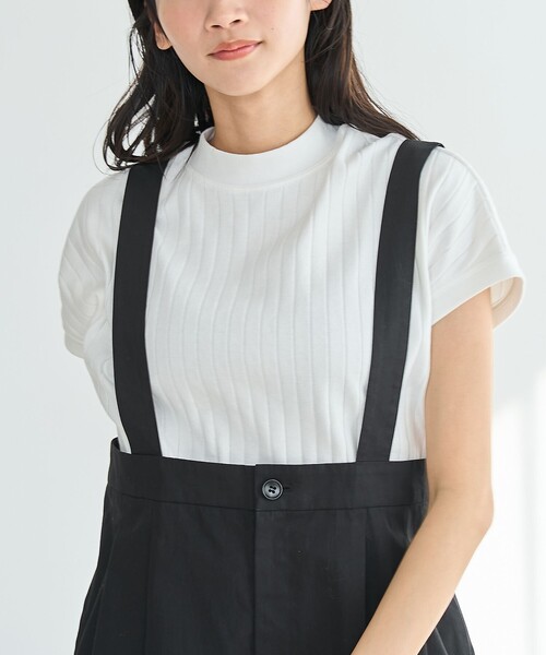 coen（コーエン）の「コットンナイロンサロペット（ワンピース・レディース・ブラック/オリーブ・M/L）」の6枚目の写真