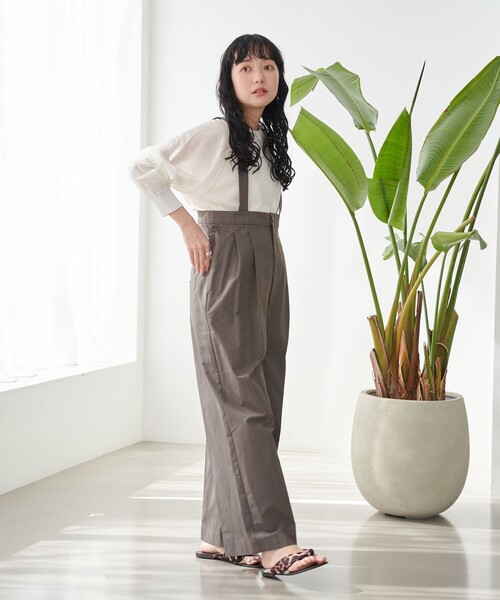 coen（コーエン）の「コットンナイロンサロペット（ワンピース・レディース・ブラック/オリーブ・M/L）」の11枚目の写真