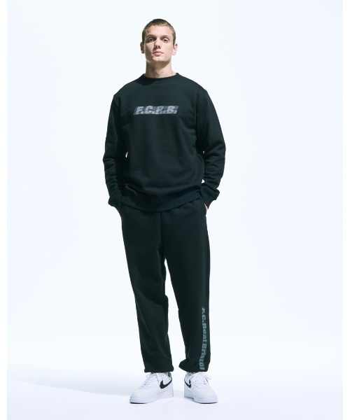 EFFECT LINE LOGO TEAM CREWNECK SWEAT（スウェット）｜F.C.Real