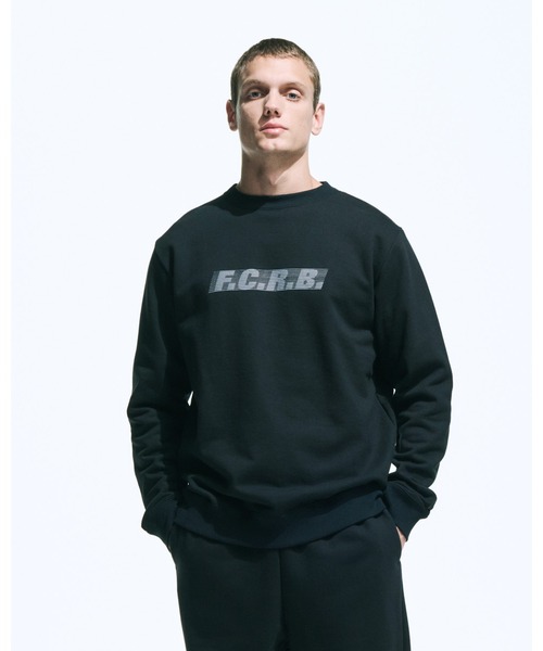EFFECT LINE LOGO TEAM CREWNECK SWEAT（スウェット）｜F.C.Real