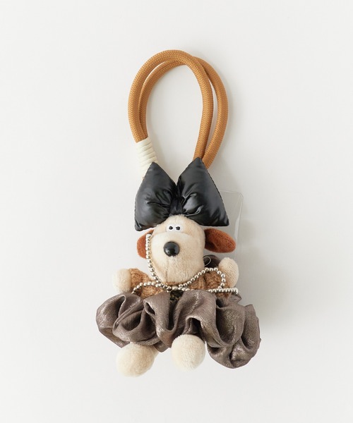 Plush toycell phonestrap with ribbon/リボン付きぬいぐるみ スマホ