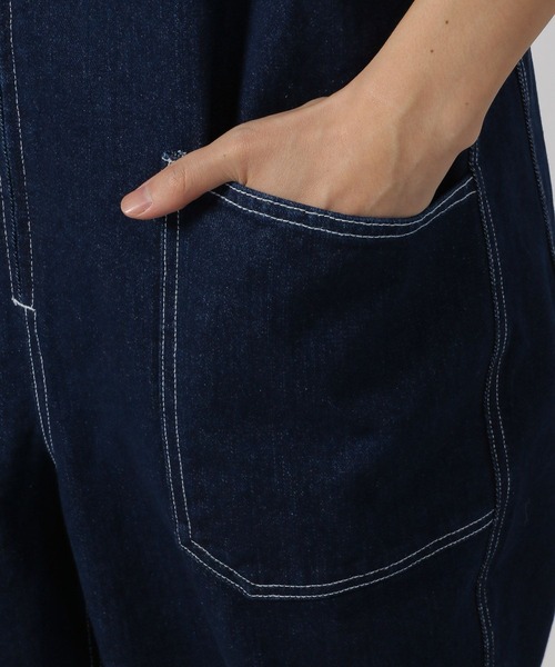 LAKOLE(ラコレ)の「デニムオーバーオール/283465(デニムパンツ・メンズ・ネイビー/ブラック・MEDIUM/LARGE)」の12枚目の写真