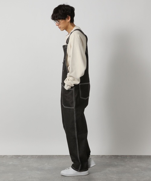 LAKOLE(ラコレ)の「デニムオーバーオール/283465(デニムパンツ・メンズ・ネイビー/ブラック・MEDIUM/LARGE)」の3枚目の写真