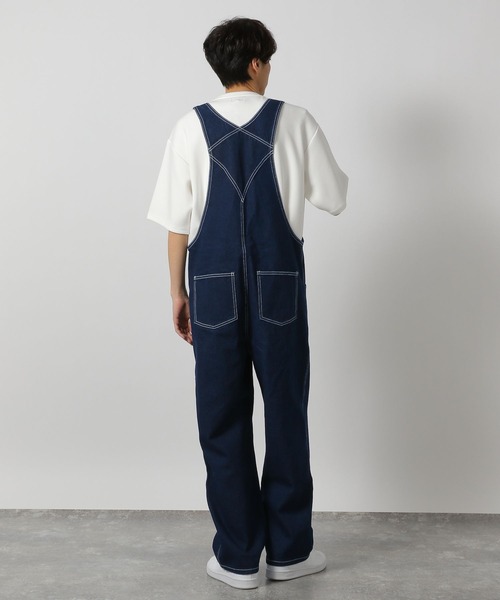 LAKOLE(ラコレ)の「デニムオーバーオール/283465(デニムパンツ・メンズ・ネイビー/ブラック・MEDIUM/LARGE)」の5枚目の写真