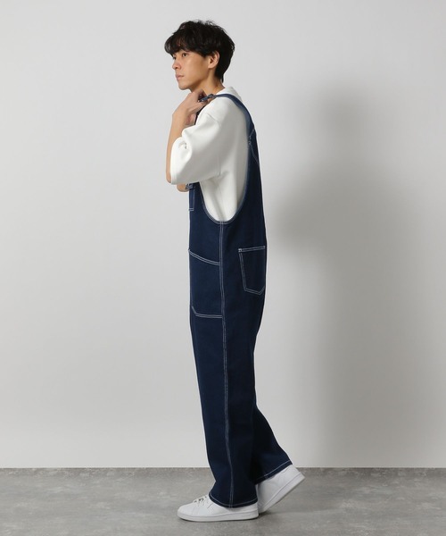 LAKOLE(ラコレ)の「デニムオーバーオール/283465(デニムパンツ・メンズ・ネイビー/ブラック・MEDIUM/LARGE)」の6枚目の写真
