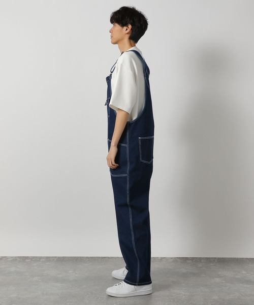 LAKOLE(ラコレ)の「デニムオーバーオール/283465(デニムパンツ・メンズ・ネイビー/ブラック・MEDIUM/LARGE)」の8枚目の写真