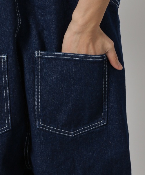 LAKOLE(ラコレ)の「デニムオーバーオール/283465(デニムパンツ・メンズ・ネイビー/ブラック・MEDIUM/LARGE)」の17枚目の写真