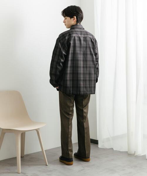 セール】オンブレチェックルーズシャツ（シャツ/ブラウス）｜SENSE OF