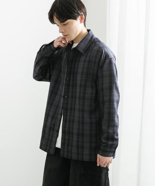 セール】オンブレチェックルーズシャツ（シャツ/ブラウス）｜SENSE OF