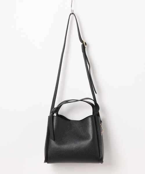 MARCO BIANCHINI(マルコビアンチーニ)の「【MARCO BIANCHINI】イタリアンレザー 2WAYショルダーバッグ ハンドバッグ 24076(ショルダーバッグ・レディース・ブラック/ベージュ・FREE)」の7枚目の写真