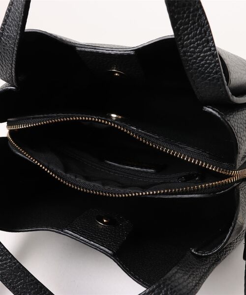 MARCO BIANCHINI(マルコビアンチーニ)の「【MARCO BIANCHINI】イタリアンレザー 2WAYショルダーバッグ ハンドバッグ 24076(ショルダーバッグ・レディース・ブラック/ベージュ・FREE)」の9枚目の写真