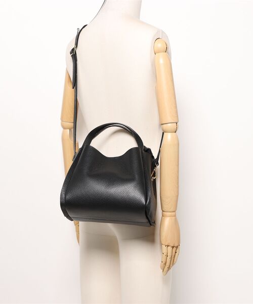 MARCO BIANCHINI(マルコビアンチーニ)の「【MARCO BIANCHINI】イタリアンレザー 2WAYショルダーバッグ ハンドバッグ 24076(ショルダーバッグ・レディース・ブラック/ベージュ・FREE)」の10枚目の写真