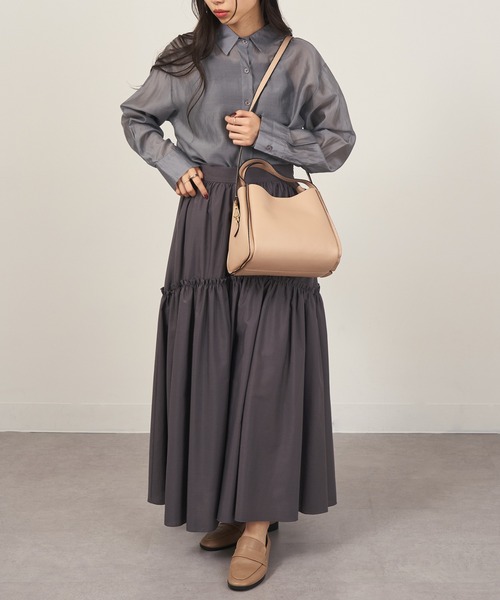 MARCO BIANCHINI(マルコビアンチーニ)の「【MARCO BIANCHINI】イタリアンレザー 2WAYショルダーバッグ ハンドバッグ 24076(ショルダーバッグ・レディース・ブラック/ベージュ・FREE)」の15枚目の写真