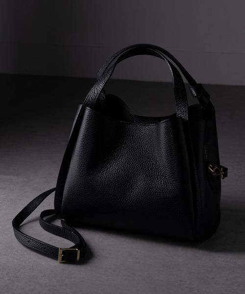 MARCO BIANCHINI(マルコビアンチーニ)の「【MARCO BIANCHINI】イタリアンレザー 2WAYショルダーバッグ ハンドバッグ 24076(ショルダーバッグ・レディース・ブラック/ベージュ・FREE)」の18枚目の写真