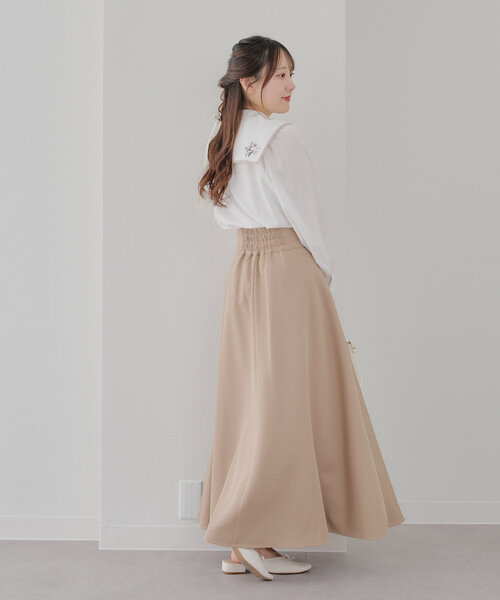 Another Branch olive des olive(アナザーブランチオリーブデオリーブ)の「配色パイピング衿刺繍レトロブラウス(シャツ/ブラウス・レディース・ネイビー/オフホワイト/ミント・FREE)」の11枚目の写真