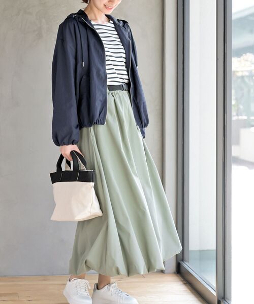 【今季商品・美品】yuni ナイロン バルーンスリーブ ブルゾン(現物写真追加) 3600024Y0349_m1_a020.jpg