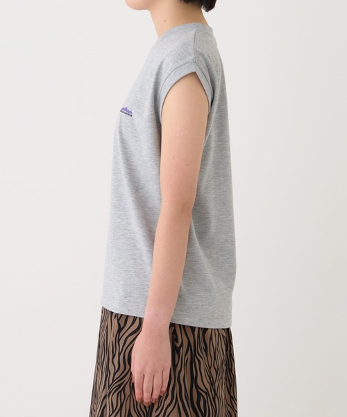 THOUSAND MILE（サウザンドマイル）の「THOUSAND MILE/サウザンドマイル FRENCH SLEEVE TEE Tシャツ（Tシャツ/カットソー・レディース・ホワイト/グレー/ブラック・FREE）」の5枚目の写真