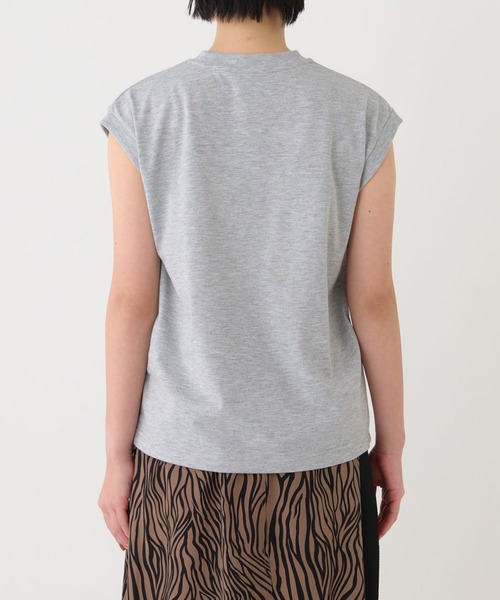 THOUSAND MILE（サウザンドマイル）の「THOUSAND MILE/サウザンドマイル FRENCH SLEEVE TEE Tシャツ（Tシャツ/カットソー・レディース・ホワイト/グレー/ブラック・FREE）」の6枚目の写真